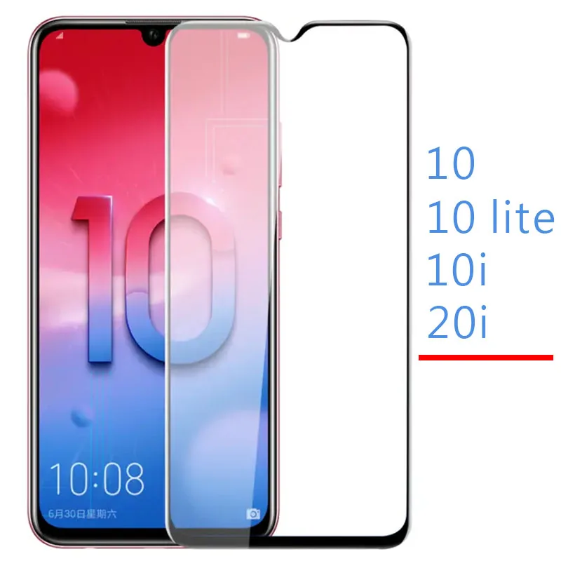 Чехол для honor 10i 20i закаленное стекло huawei 10 lite Защитная пленка экрана телефона coque