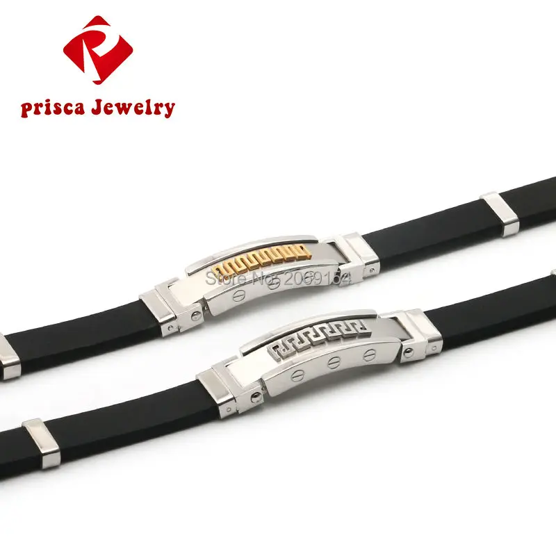 Мужской браслет золотые магнитные ювелирные изделия белые кожаные браслеты с