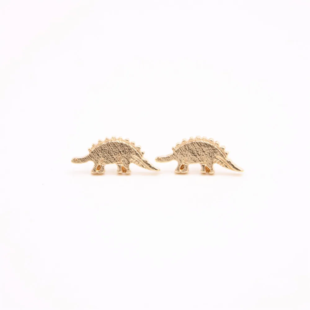 Далеко никогда не зверь Стегозавр серьги гвоздики ASOS милые динозавры для