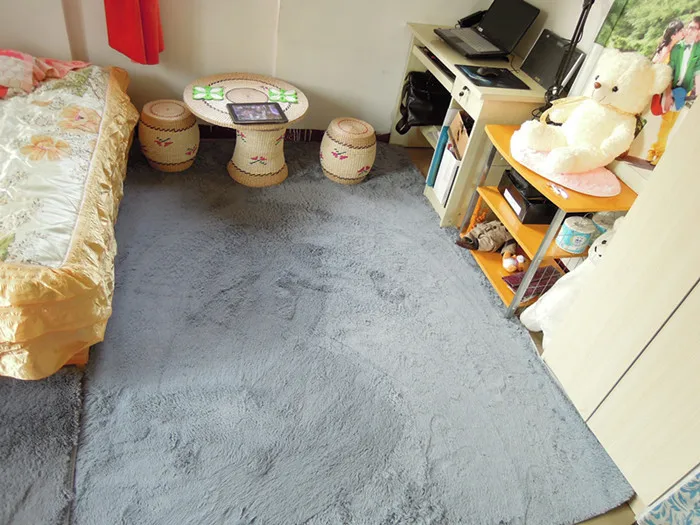 

200*300cm Fashion Carpet Bedroom Decorating Soft Floor Carpet Warm Colorful Living Room Floor Rugs Slip Resistant Mats