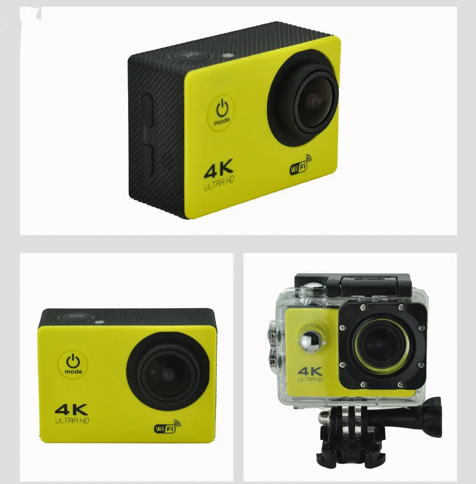 4 K Wifi Экшн-камера V905R 4 K/30fps 1080 P/60fps 720 P/120fps 2," 170D шлем Cam мини-камера водонепроницаемая Экшн-камера