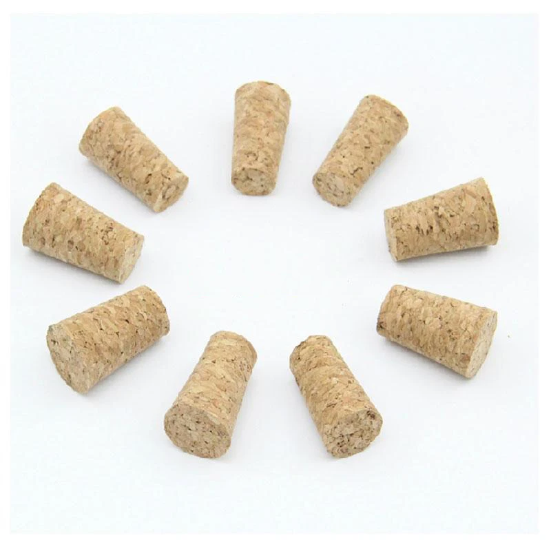 Dollarkey Economic for Benefit New Unused Straight Natural Tapered Round Cork Plugs Wine Corks Stopper rising stars |