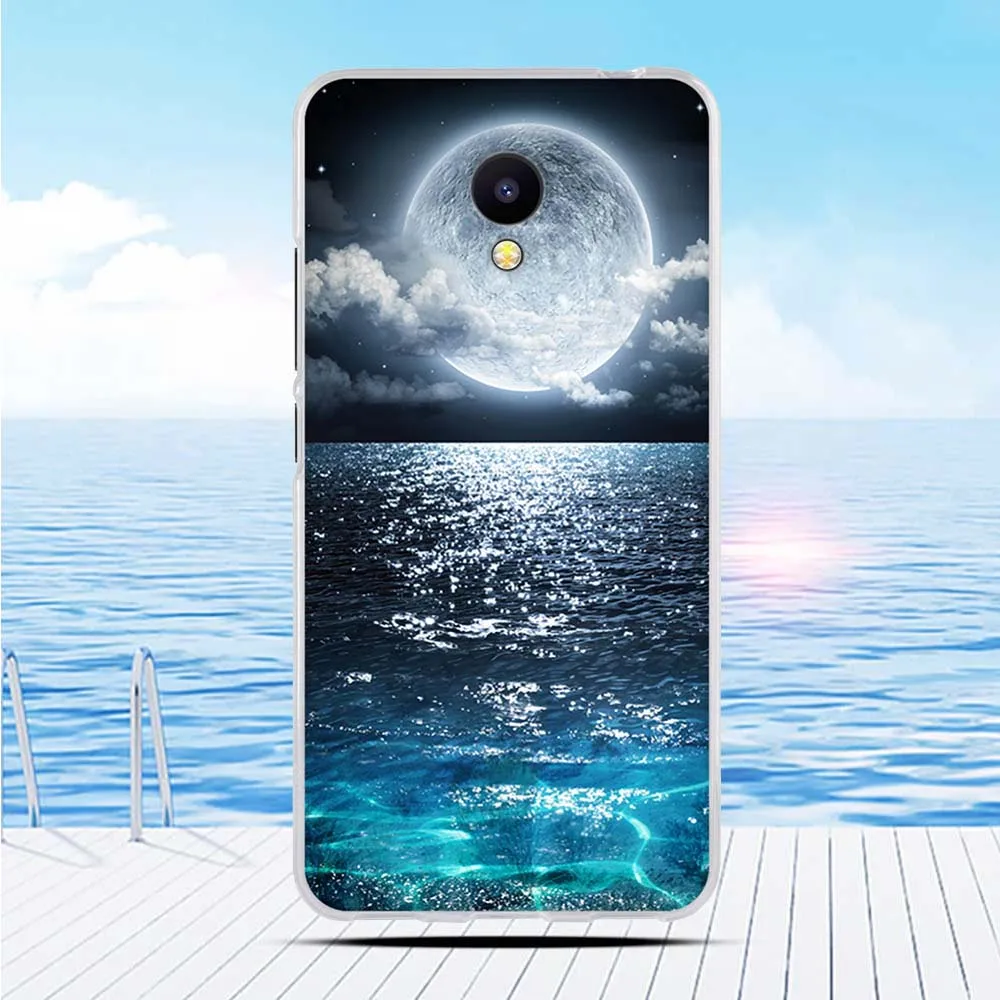 Мягкий чехол из ТПУ с рельефным 3d-рисунком для Meizu M5c Charm Blue A5 | Мобильные телефоны и