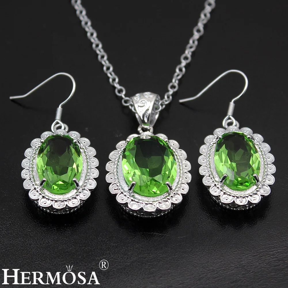 Женское овальное колье с подвеской из серебра 925 пробы|earring pendant|earrings necklace925 sterling