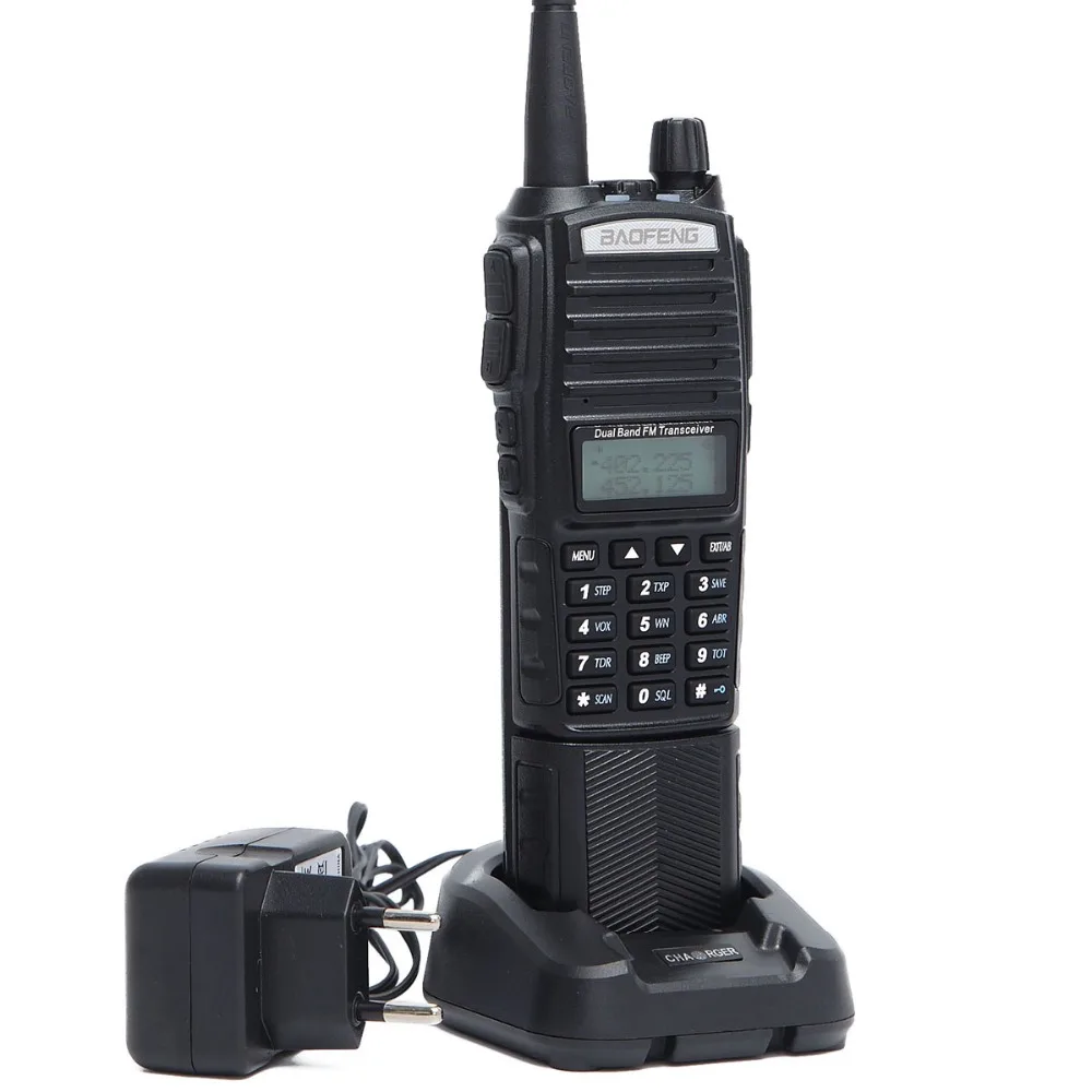 Baofeng UV-82 8 Вт мощная рация UHF VHF Двухдиапазонный 3800 мАч с разъемом постоянного тока