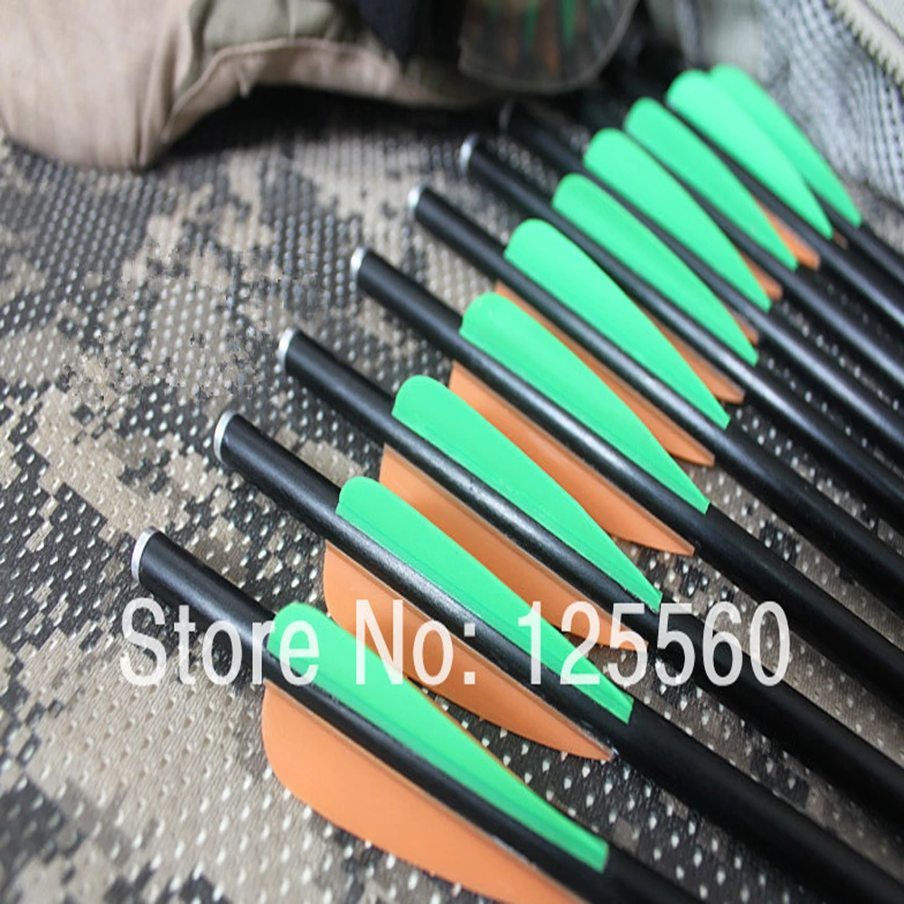 

Free shipping wholesale 400 pieces 13" fiberglass crossbow bolt insert screw point arrow hunting Shooting archery Outdoor sport
