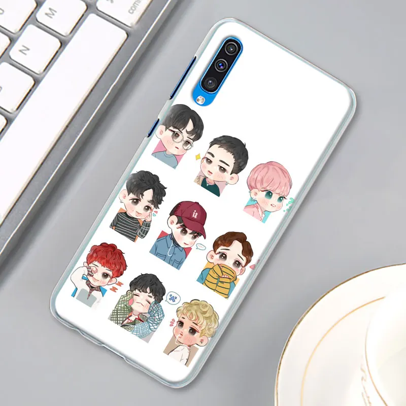 EXO группа k-pop kpop чехол КРЫШКА ДЛЯ samsung Galaxy A30 A40 A50 A70 A6 A8 плюс A7 A9 M30 чехол для телефона Coque