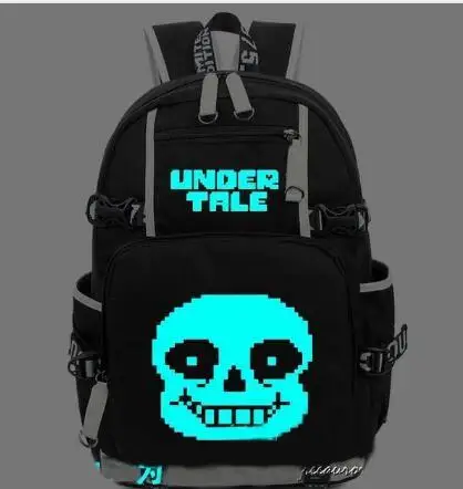 Новая игра Undertale рюкзак Sans Студенческая школьная сумка Bookbag Подростковая сумка для мальчиков и девочек рюкзаки для ноутбука дорожные сумки на плечо - Цвет: Undertale 11