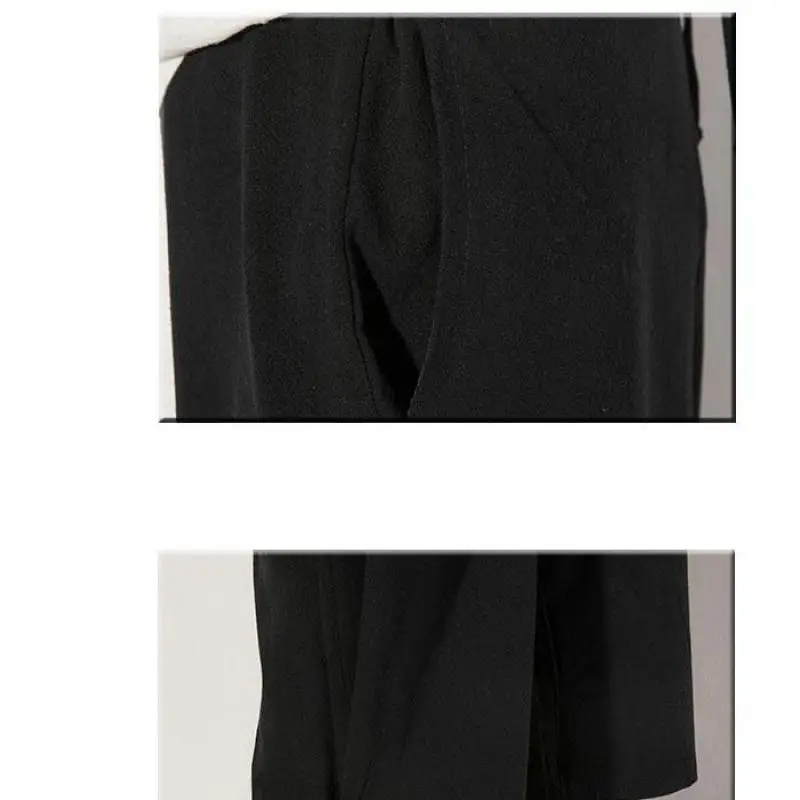 

Plain Color Elastic Waist Linen Wide Leg Pants Men Plus Size 4XL 5XL Loose Fit Lounge Pants Casual Workout Summer Hemp Trousers