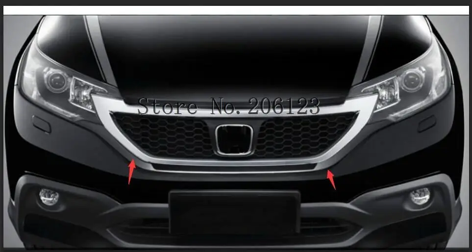Для Honda CRV CR-V 2012 2013 Передняя решетка Вокруг отделки