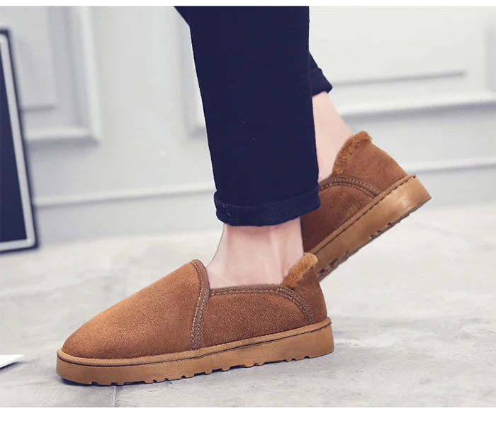 Winter Hot Sale Warm Men Cotton Slippers Shoes Big Size 36-45 Winter Wrapped Heel Home Slippers Men With Fur Mans footwear