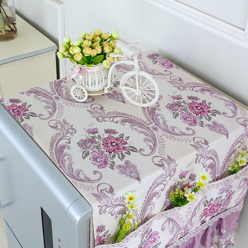 Household Dust Cover Refrigerator Towe lFabric Single Open European Multi Purpose Cloth Door Storage Bag | Дом и сад