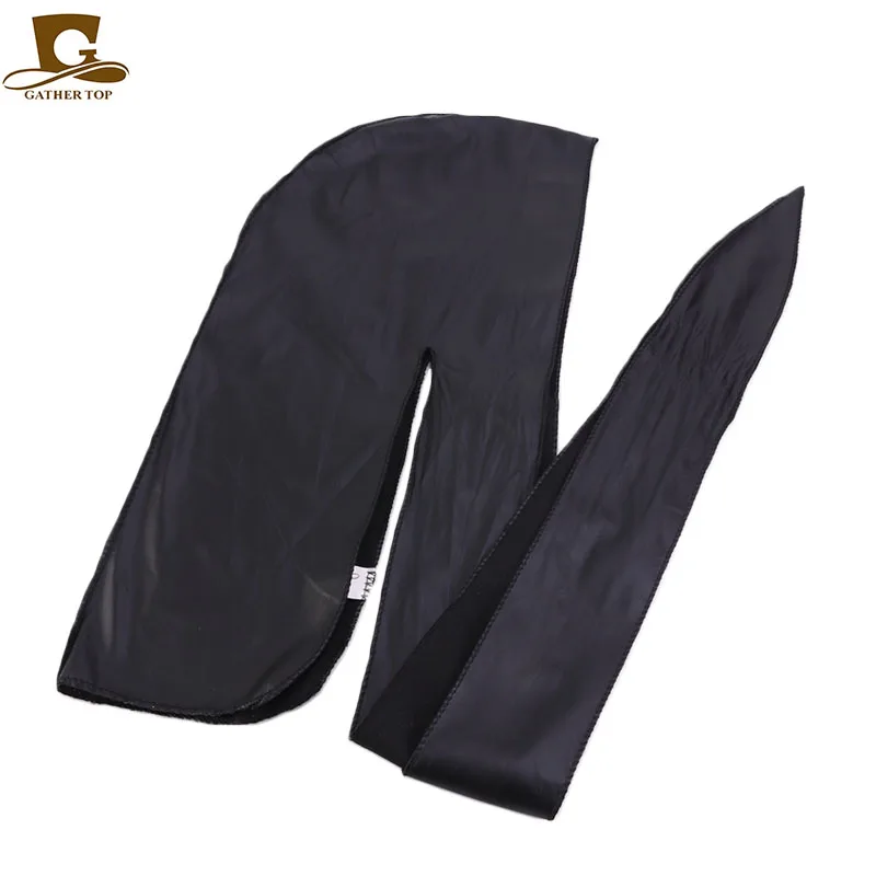 Новый Для мужчин кожаные Durags банданы DuRag головная повязка в виде чалмы волны