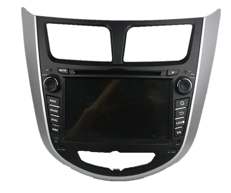 7 &quotAndroid6.0 Octa ядро HD Автомобильный DVD VIDEO PLAYER для Hyundai Verna Accent Solaris 2011 2012 с 4 Г WI-FI Bluetooth