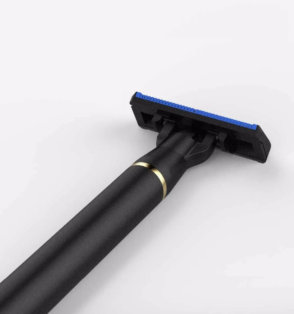 xiaomi mijia Мужская бритва 6 в 1 Набор немецкая импортная бритвенная головка лимонные пузырьки для бритья с магнитной заменой зажима