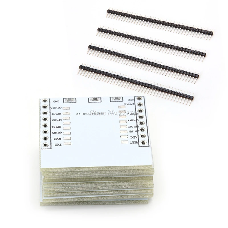 10 x ESP8266 Wi-Fi модуль коммутационная плата/адаптер пластина для ESP-07 ESP-08 Прямая