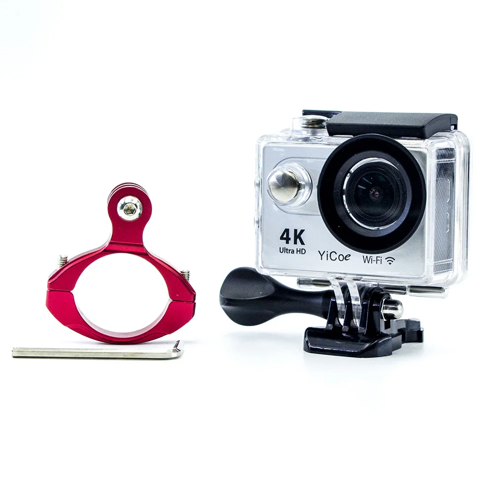 Алюминиевый сплав велосипедный держатель на руль зажим для фонаря Gopro 5 4 3 xiaomi yi