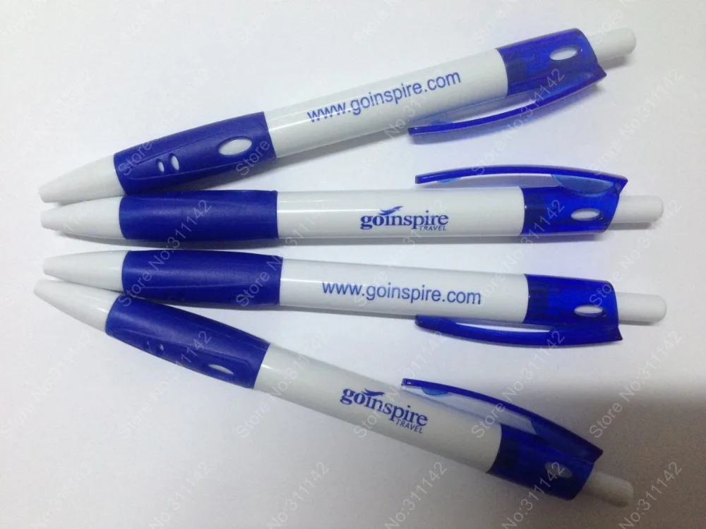 Дешевая цена Персональный Логотип Печатная рекламная пластиковая шариковая