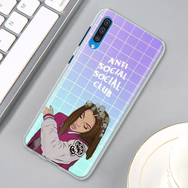 14 Меланина попсовое чехол КРЫШКА ДЛЯ samsung Galaxy A30 A40 A50 A70 A6 A8 плюс A7 A9 M30 чехол для телефона Coque - Цвет: 14