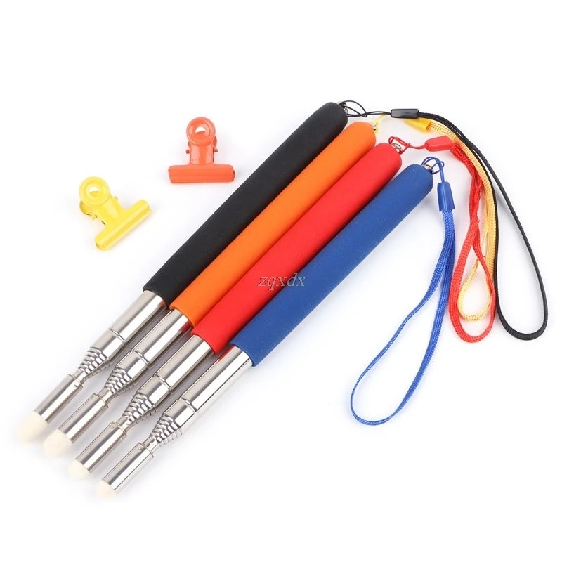 1 м телескопическая указка из нержавеющей стали для учителя ручка белой доски