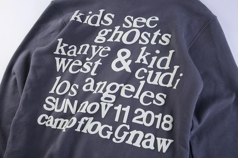 Мужская Черная Толстовка CPFM x KANYE WEST KSG с капюшоном CFG|Мужские толстовки и свитшоты|