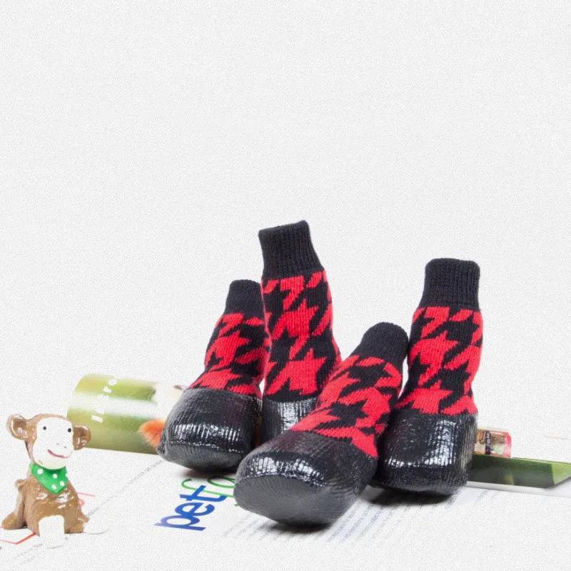 4 шт./компл. собака на открытом воздухе Водонепроницаемый анти пятно Нескользящая