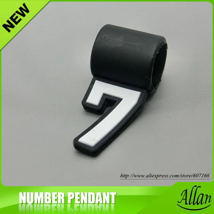 

Jewelry Sports Necklace Accessories Silicone Lucky Manly Number Pendant