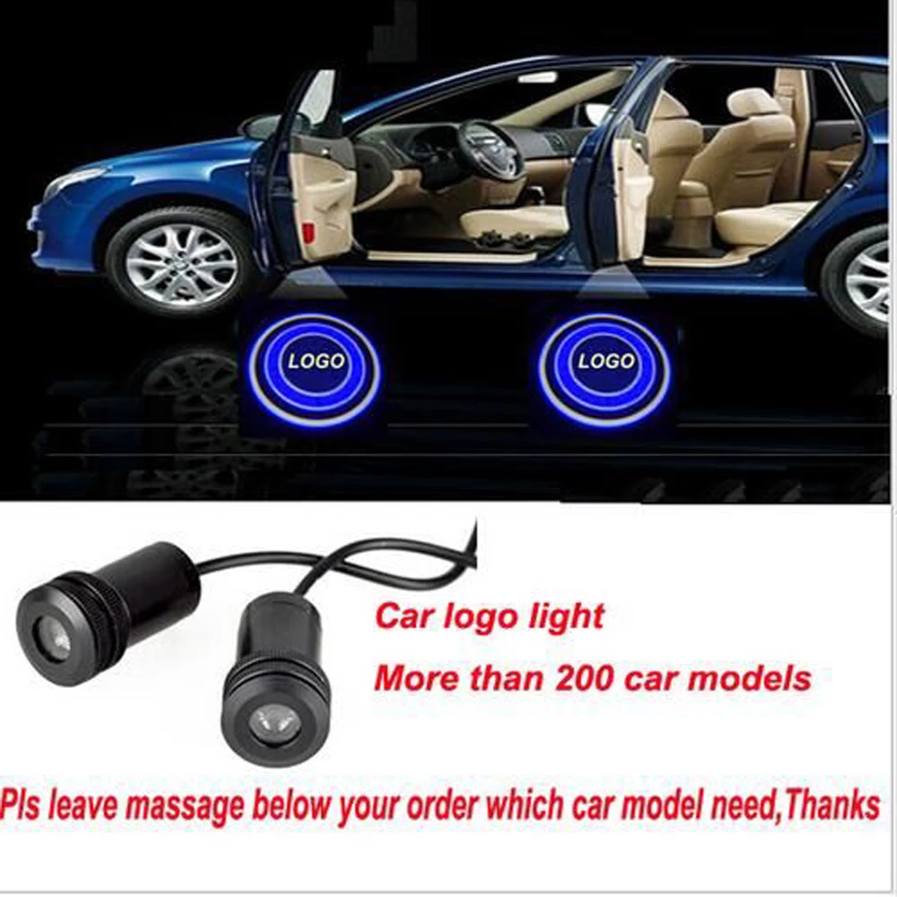 Бесплатная доставка 4 го поколения 7 Вт автомобиль призрак тени свет лазерная