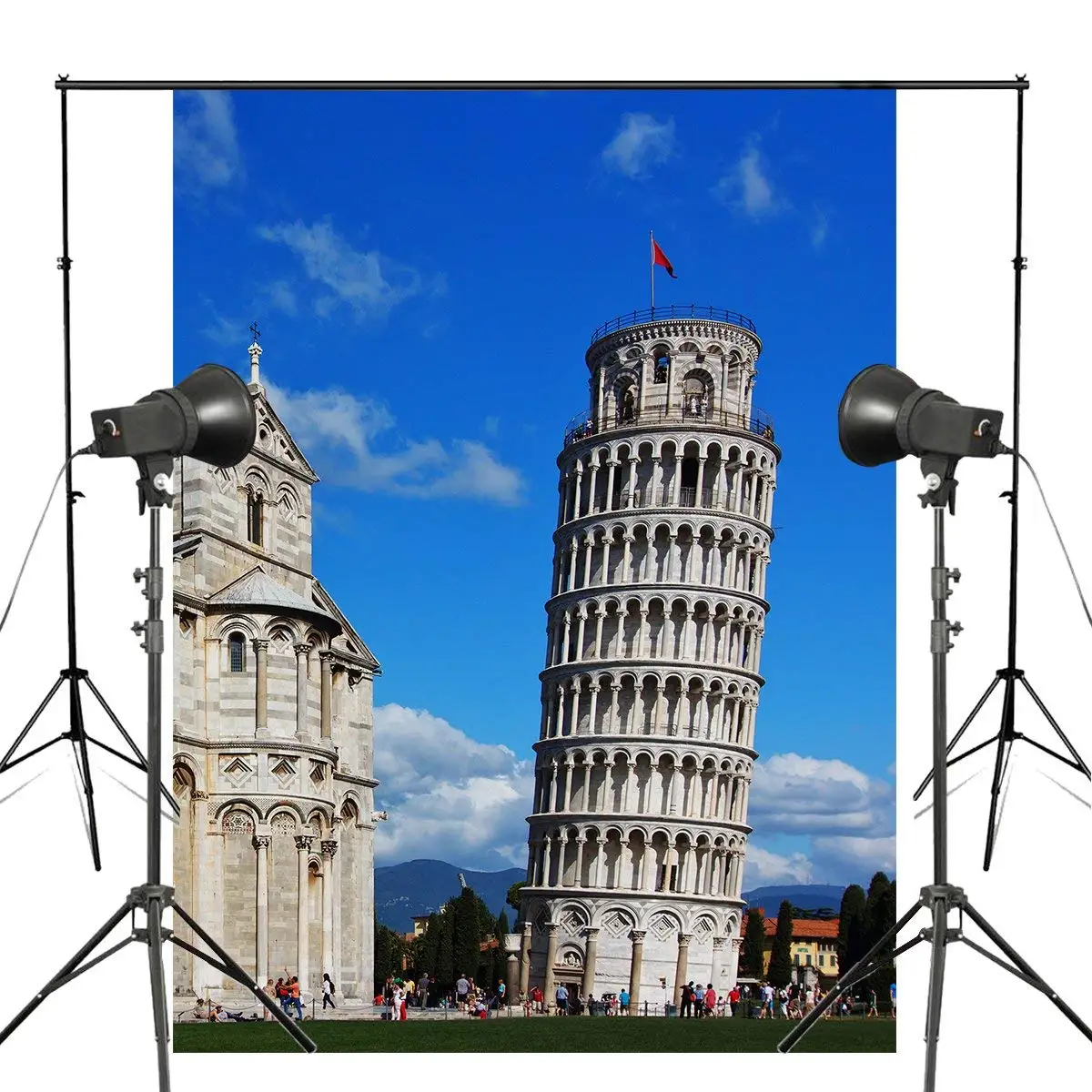 150x220 см Европейское здание фотография Фон Италия Пизанская башня фон Европейская