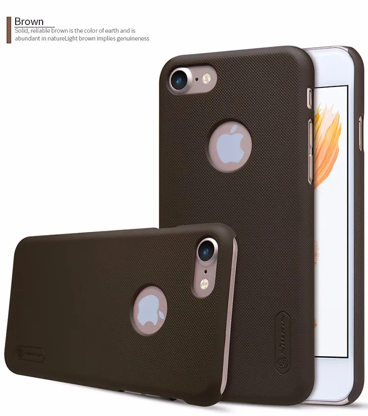 Чехол для iphone 7 7 plus 4," 5,5" NILLKIN супер матовый защитный жесткий чехол для iphone 7/7 plus