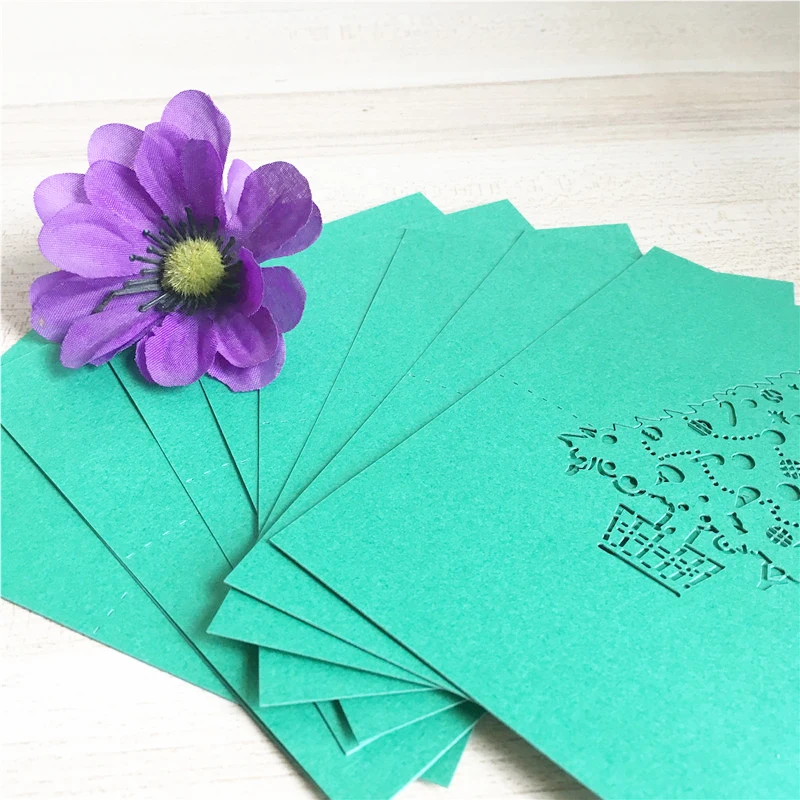 Новейший 10 шт. свадебный стол имя место карты Декор рождественская елка лазерная