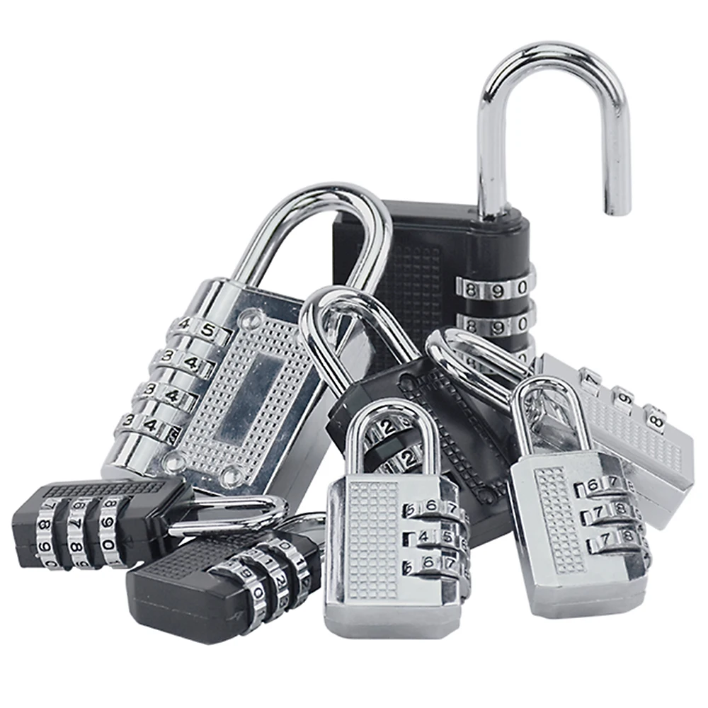 Цинковый сплав Комбинации lock password Замок Сбрасываемый для Чемодан Замки