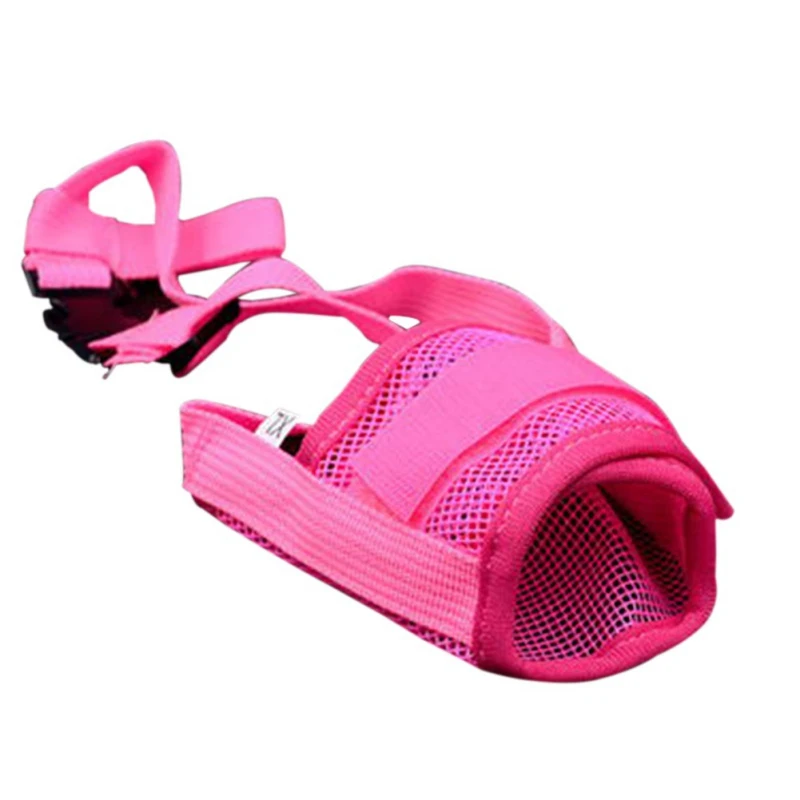 Новая регулируемая маска для питомца собаки намордник против лая сетка укусов