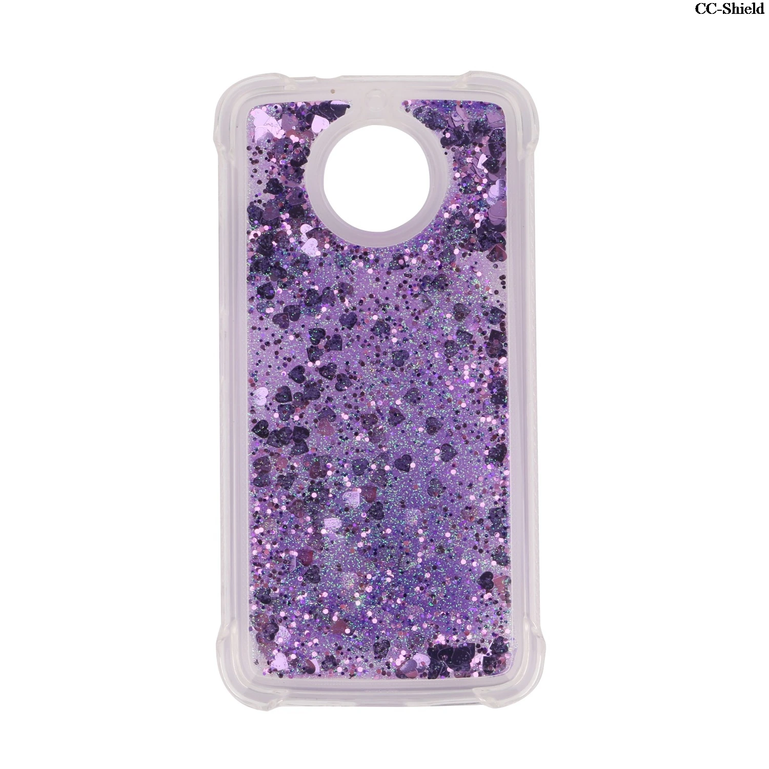 TPU Case for Motorola Moto G5s XT1797 XT1795 XT1791 XT1792 Dynamic Flow Liquid Flash Crystal Clear Back Cover case |