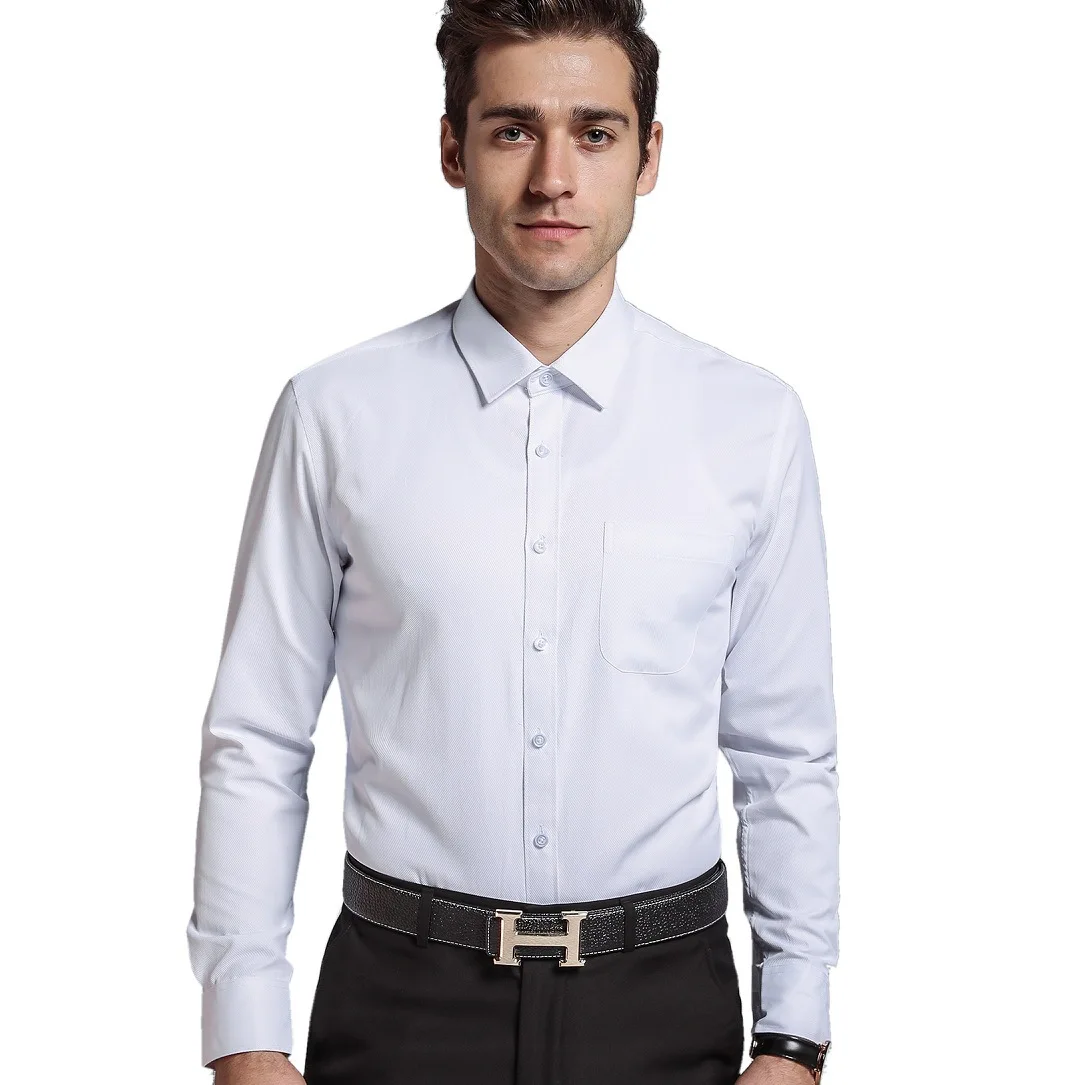 Business Easy Care Shirts 2018 New Men Shirt Male Dress Men's Fashion Casual Long Sleeve Formal 6 color | Мужская одежда