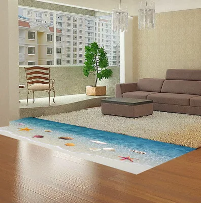

Foreign trade Exporting 3D stereo waterproof wall floor films Stickers