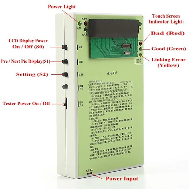 ЖК дисплей дигитайзер сенсорного экрана инструмент для проверки платы с