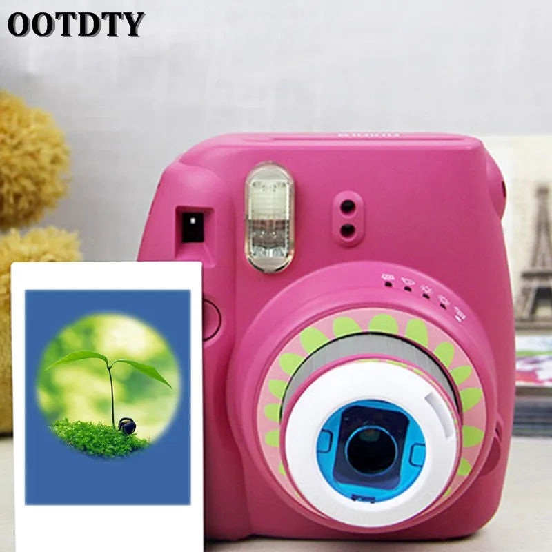 OOTDTY Instax Mini 8/8 +/9/7s/KT 6 шт. цветных фильтров для камеры Fuji Instant Film | Электроника