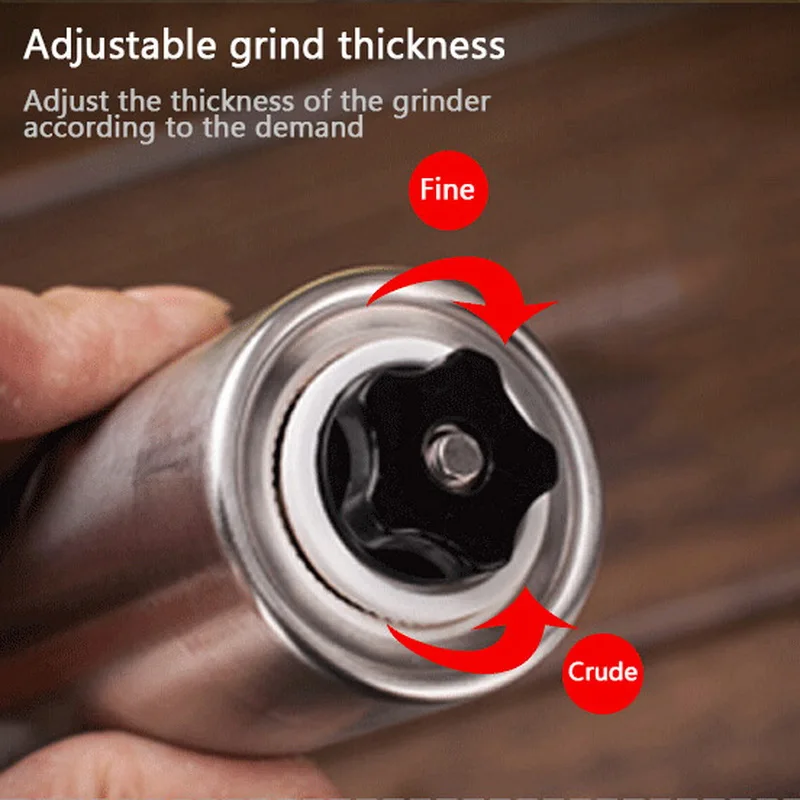1 шт. ручная кофемолка из нержавеющей стали коническая мельница ручной работы