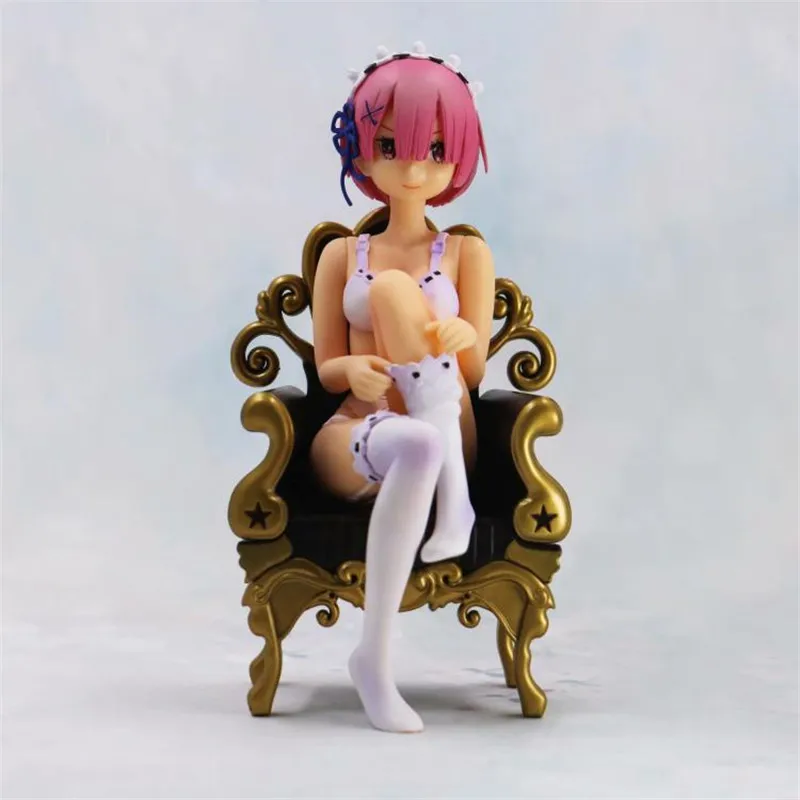 Аниме Re:Life In A Different World от Zero RAM экшн Фигурка 15 см Throne Ver ПВХ фигурка аниме для