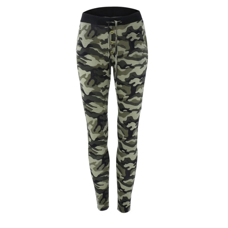 Женский тренировки спортивные Камо леггинсы Фитнес Activewear Sportlegging печатных Legins женская спортивная одежда выработать тонкий легенсы