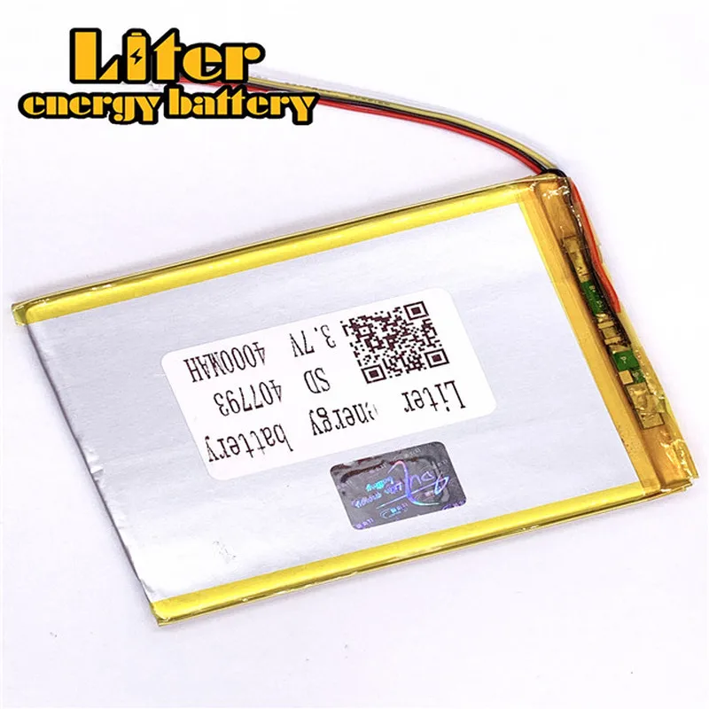 Штепсельная Вилка 1 0-4 P 3 7 V 407793 4000mah фабрика высокое качество литий-полимерная