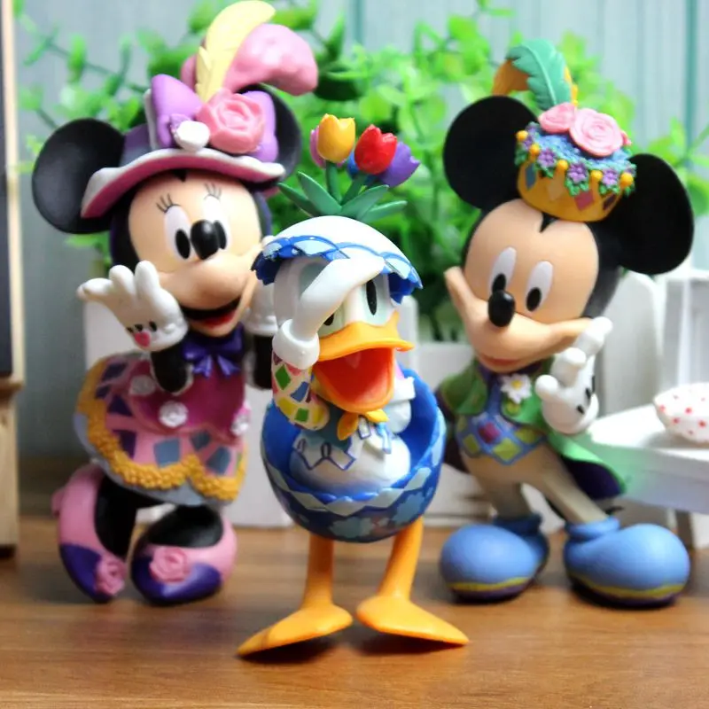 Disney игрушки 5 шт./лот 11 13 см с рисунками зверей из мультфильмов для детей Микки