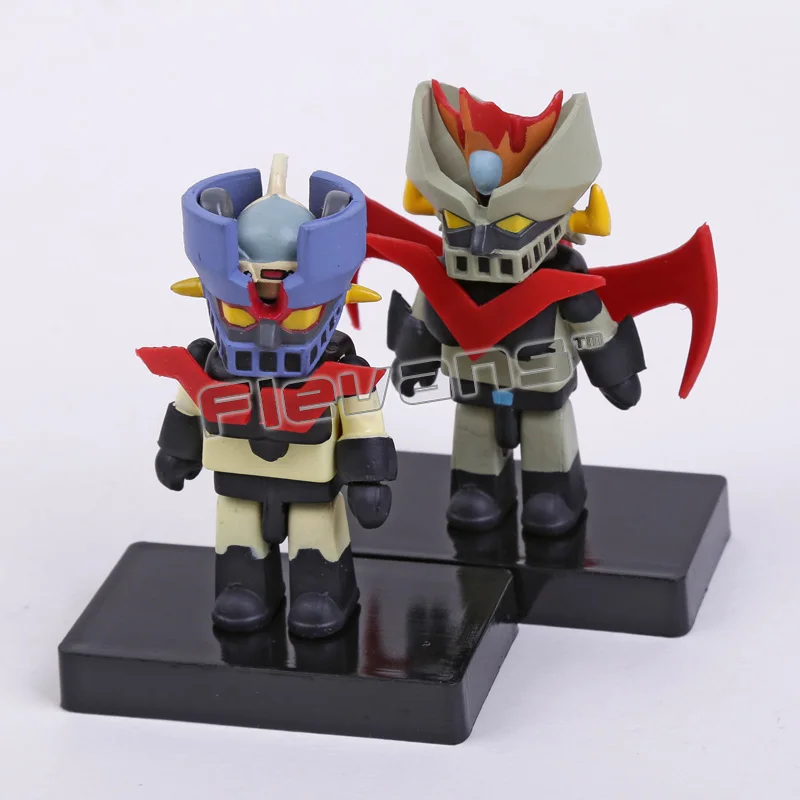 Аниме мультфильм мазингер Z мини ПВХ Фигурки коллекционные игрушки 2-pack 8 см