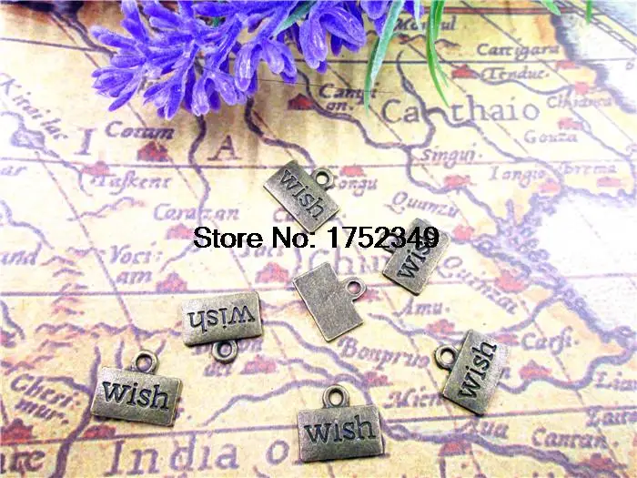 

30 шт-Амулеты, Антикварные Бронзовые Подвески или амулеты, ювелирные изделия, аксессуары ручной работы 13x10мм