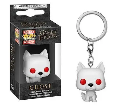 GHOST FUNKO POP DISNEY Игра престолов История игрушек Аладдин чудо-яд Ститч Халк Тор Локи Драконий шар фигурка брелок с коробкой - Цвет: GHOST