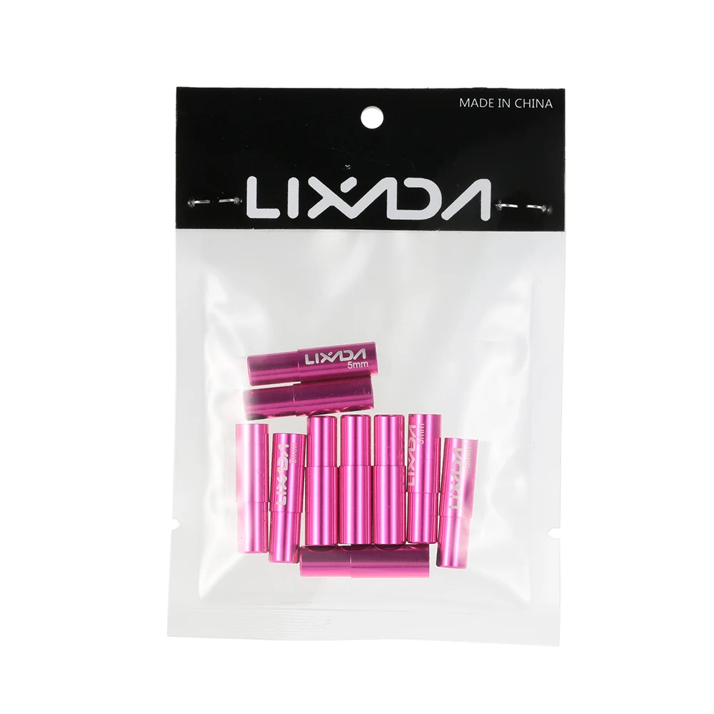 Lixada 10 шт 4 мм/5 мм кабель переключателя Корпус трубки наконечники Топы