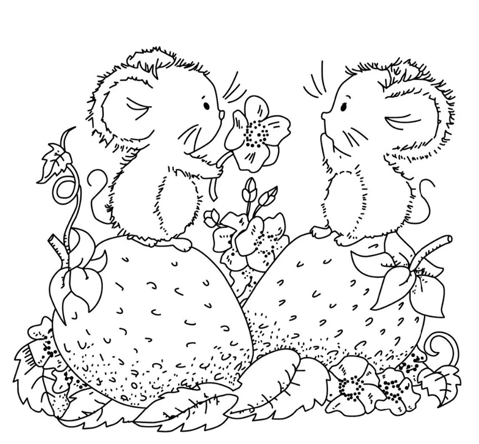 Мышь чистый штамп для скрапбукинга Прозрачная силиконовая резина сделай сам