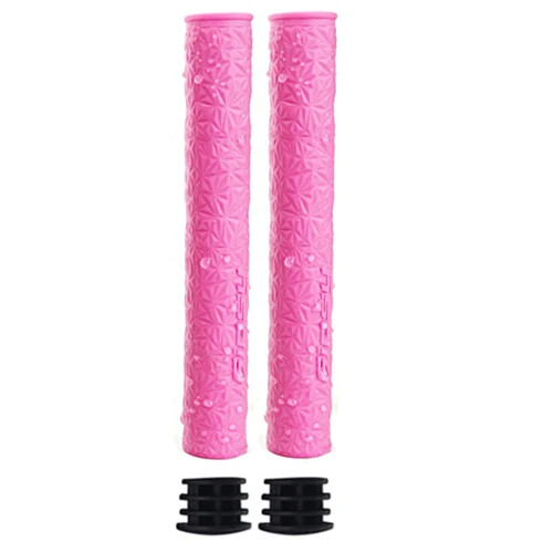 Pink Gipsy новейшая GS-901D ультратонкие велосипедные ручки из силикагеля балансирующие детские S B K P велосипедные ручки красочные нажимные велосипедные ручки - Цвет: Pink