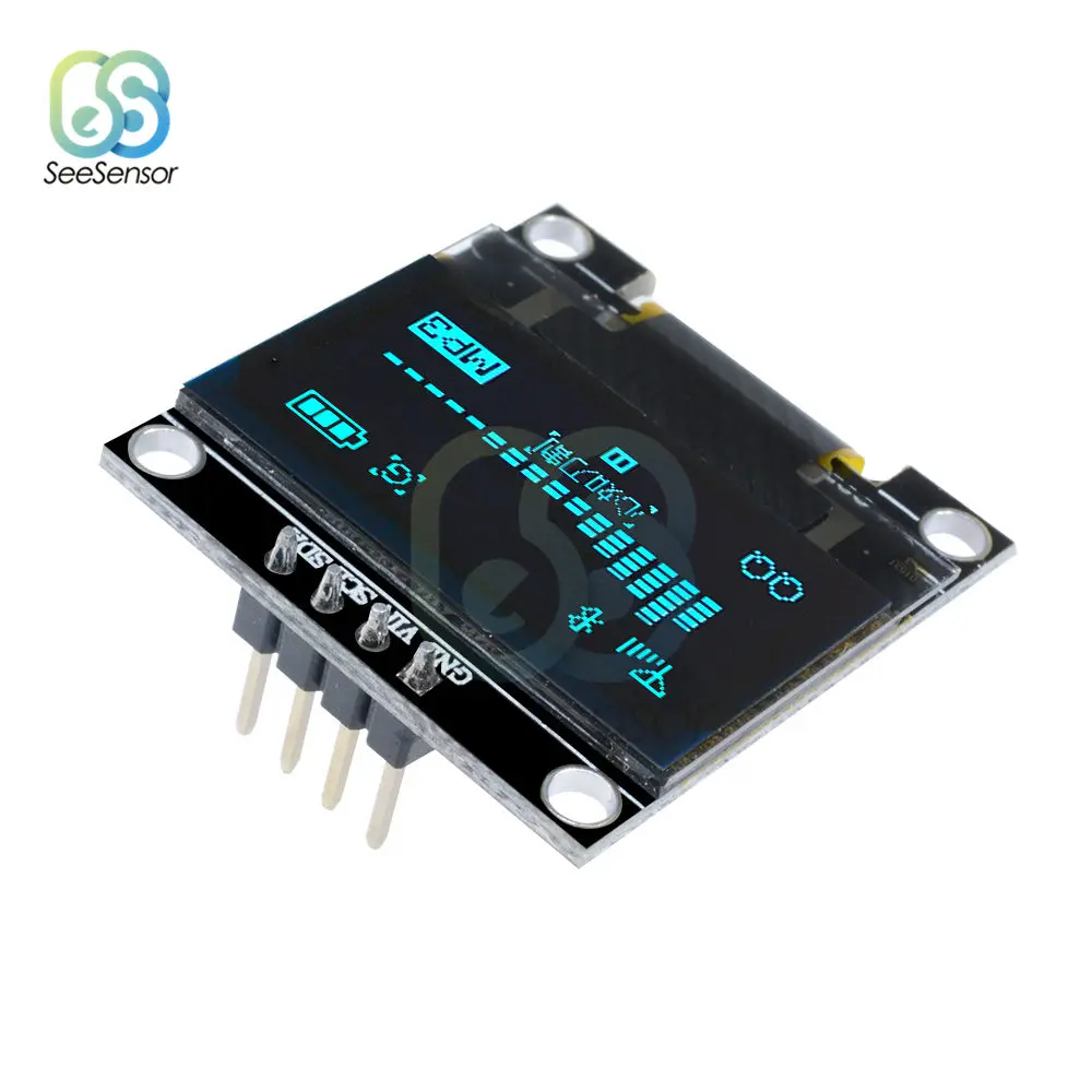 Модуль органического светодиода 4pin 0 96 дюйма синий 96x64 для arduino IIC I2C Communicate SSD1306 |